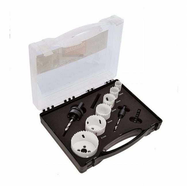 Makita D-47117 Plumbers 6pc Hole Saw Kit 57mm 44mm 38mm 29mm 22m - Image 4