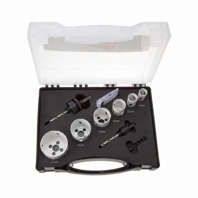 Makita D-47117 Plumbers 6pc Hole Saw Kit 57mm 44mm 38mm 29mm 22m - Image 2
