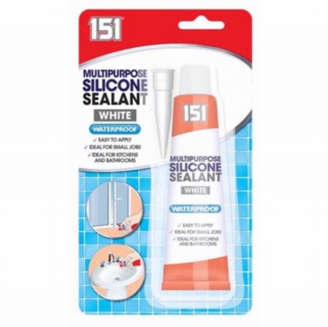 151 Silicone Sealant 70G White Tube
