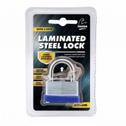 Laminated HG0043 Padlock 40mm (2-keys)