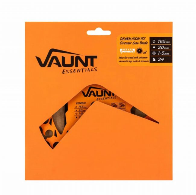 Vaunt E1310051 Essentials 165mm x 24T TCT Demolition Blade - Image 4