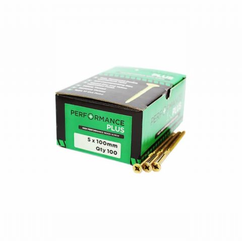 Samac PS5100PP 5x100mm Wood Screws – Box 100