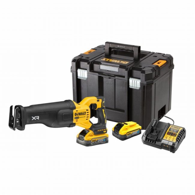 DeWalt DCS386H2T-GB 18V Cordless Brushless Reciprocating Saw Kit - Image 5