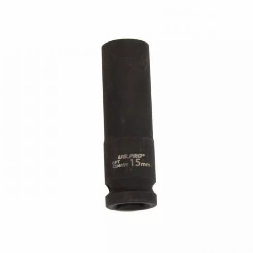 US PRO 3372 Single 15mm Deep Impact Socket 1/2″ Drive