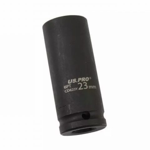 US PRO 3756 23mm 1/2″ Deep Impact Socket  Drive 6 Point