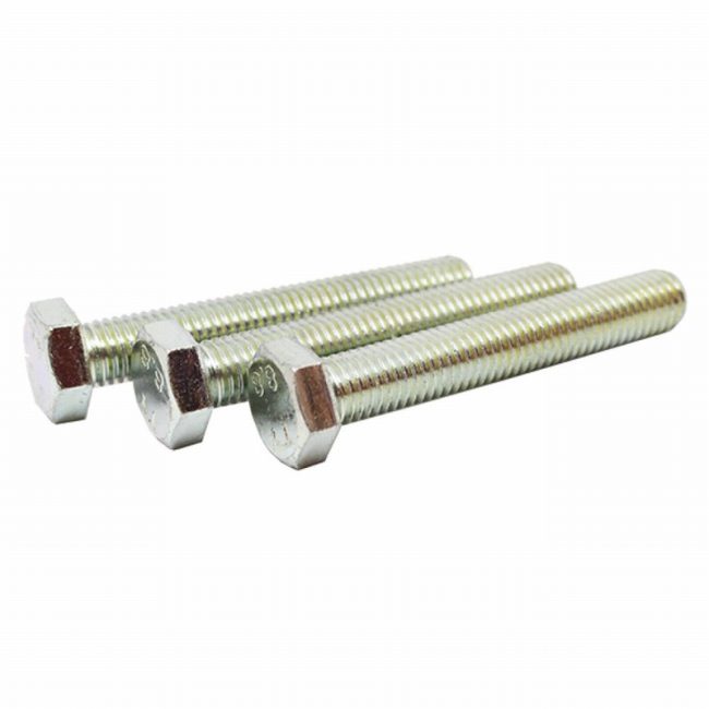 OST PP1070SET4  M10x70mm BZP Hex HD Set Screw - 4pc