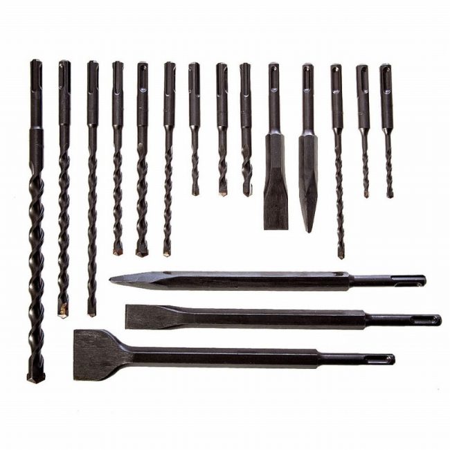 Makita D-21200 SDS-Plus Drill and Chisel Set - 17 Piece - Image 2