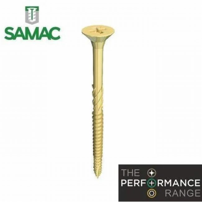 Samac PS435PP 4x35mm Wood Screws - Box 200