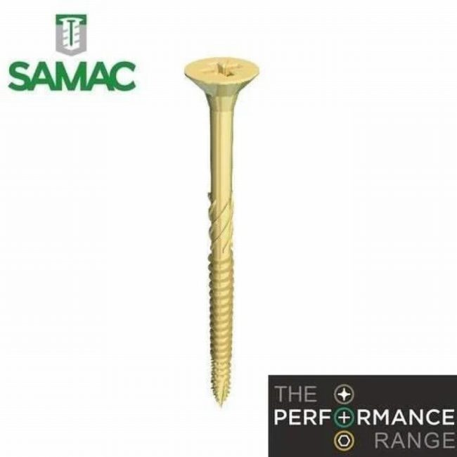 Samac PS450PP 4x50mm Wood Screws - Box 200