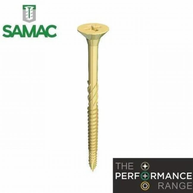 Samac PS4570PP 4.5x70mm Wood Screws - Box 100
