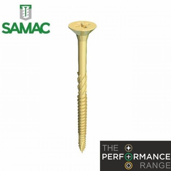 Samac PS470PP 4x70mm Wood Screws - Box 100