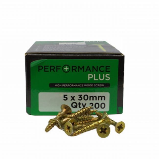 Samac PS530PP 5x30mm Wood Screws - Box 200 - Image 2