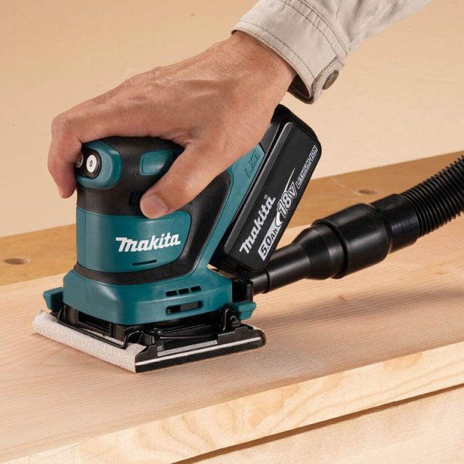 Makita DBO480Z 18V LXT Finishing Sander - Body - Image 5
