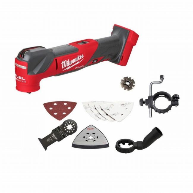 Milwaukee M18FMT-0 18V FUEL Multi Tool - Body with Accessories - Image 9
