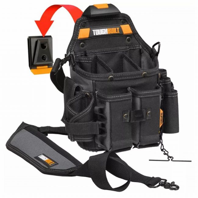 Toughbuilt TB-CT-114 Journeyman Electrician Pouch + Shoulder Str - Image 4