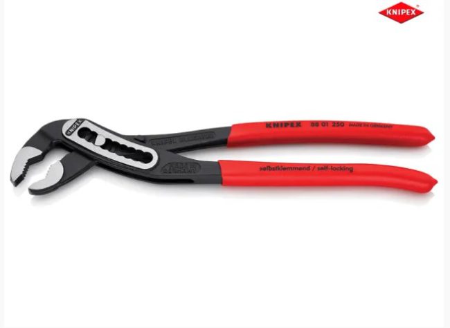 Knipex KPX8801250 250mm-50mm Alligator WaterPump Pliers PVC Grip - Image 2
