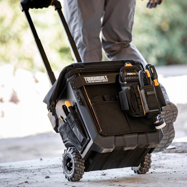 ToughBuilt CT-61-14 350mm Large Rolling Massive Mouth Tool Bag - Image 7