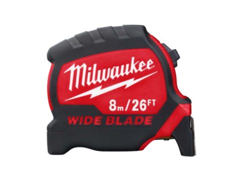 Milwaukee 4932471818 8m/26ft Premium Wide Blade Tape Measure