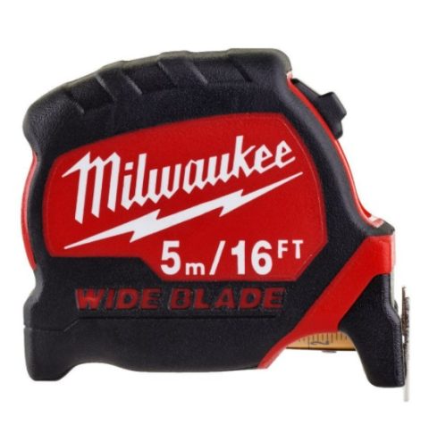 Milwaukee 4932471817 5m/16ft Premium Wide Blade Tape Measure
