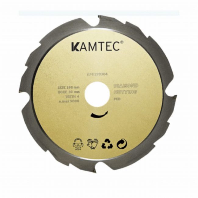 Kamtec PCD190304 190x30x2.4mm 4t PCD Circular Saw Blade