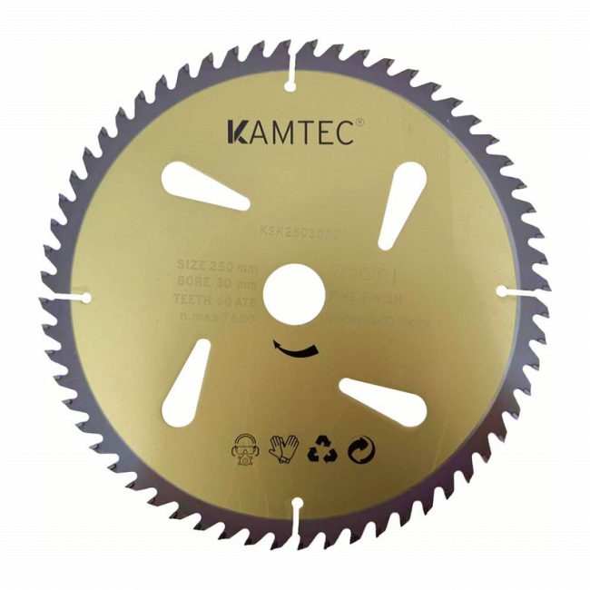 Kamtec KSK3053060  305mm 30bore 60Z Gold Saw Blade For Wood