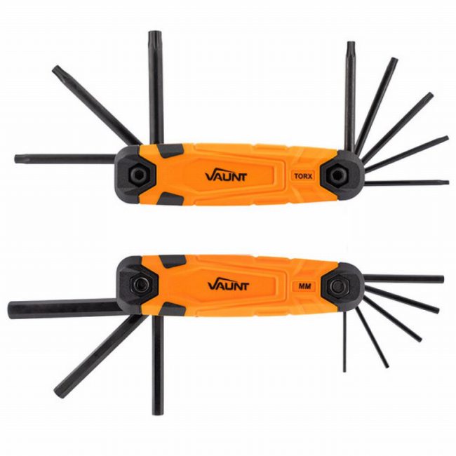Vaunt V1422002 16 Piece Metric & Torx Folding Hex Key Set - Image 3
