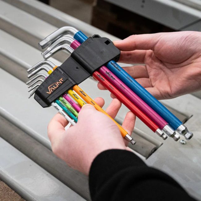 Vaunt V1422005 9 Piece Colour Coded Ball-End Hex Key Set - Image 6
