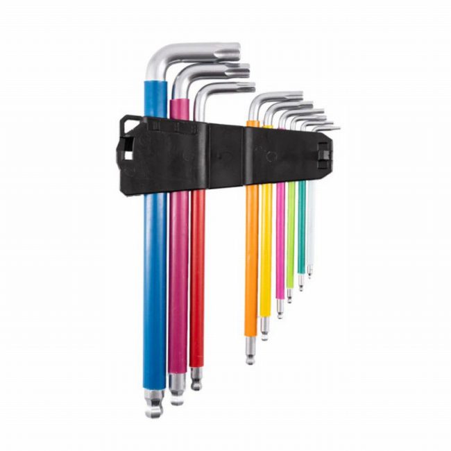 Vaunt V1422005 9 Piece Colour Coded Ball-End Hex Key Set - Image 2