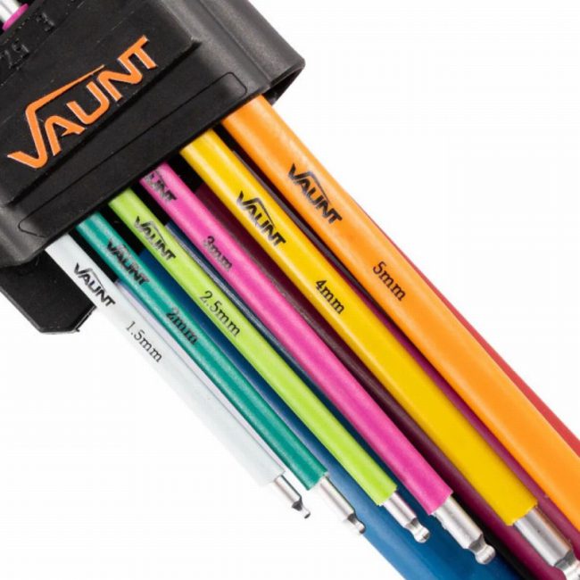 Vaunt V1422005 9 Piece Colour Coded Ball-End Hex Key Set - Image 12