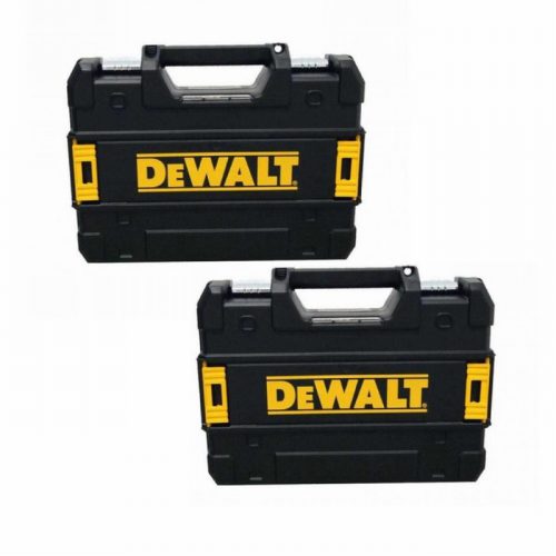 DEWALT Dewboxsmall Black TStak Power Tool Case – Pack of 2