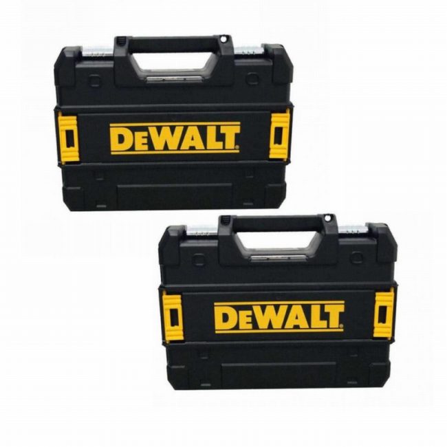 DEWALT Dewboxsmall Black TStak Power Tool Case - Pack of 2
