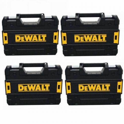 DEWALT Dewboxsmall Black TStak Power Tool Case – Pack of 4