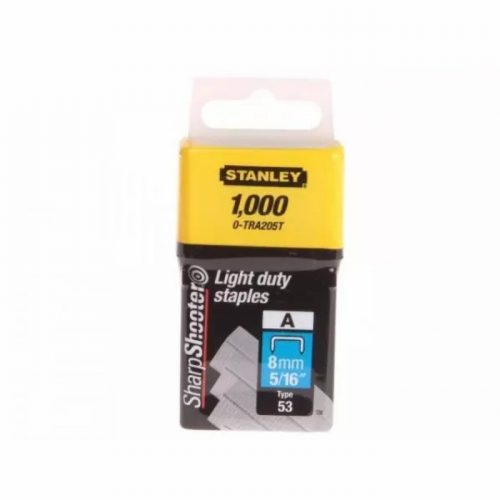 Stanley STA0TRA205T  8mm  Light-Duty Staple- Pack of 1000