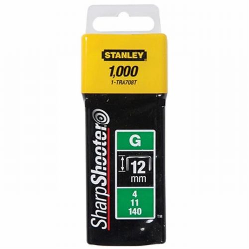 Stanley STA1TRA708T  12mm Heavy-Duty Staples – Pack of 1000