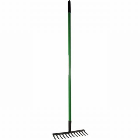 Marksman 70004C 12 Tooth Lawn Rake & Steel Handle