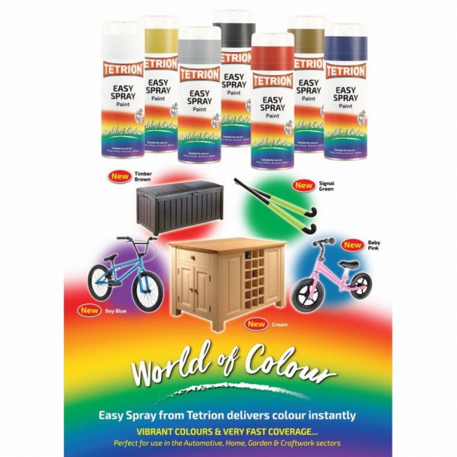 Tetrion EPW406 400ml Easy Spray Gloss White - Image 3