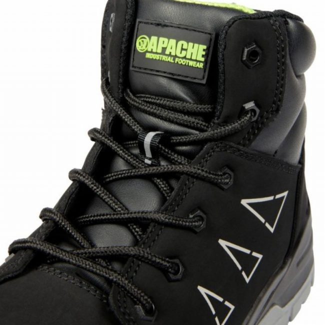 Apache Armstrong Size 11 UK (46 EU) Black Safety Boots - Image 10