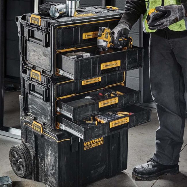 Dewalt DWST08330-1 TOUGHSYSTEM 2.0 3x Drawer Unit - Image 6