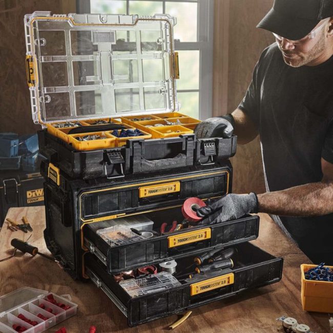 Dewalt DWST08330-1 TOUGHSYSTEM 2.0 3x Drawer Unit - Image 5