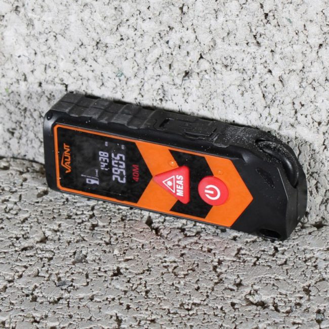 Vaunt V1501005 Red 40m Laser Distance Measure & Curve Measure - Image 3