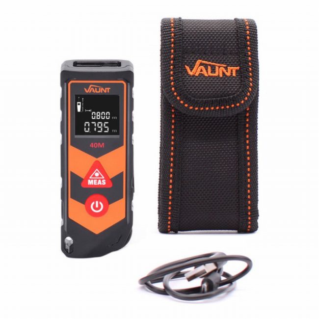 Vaunt V1501005 Red 40m Laser Distance Measure & Curve Measure - Image 7