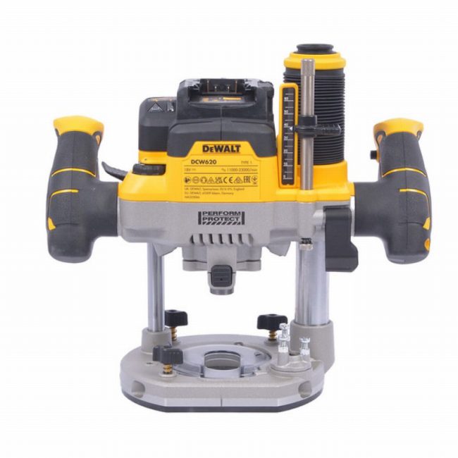 Dewalt DCW620H2-GB 18V XR Brushless 1/2" Plunge Router Kit - Image 7