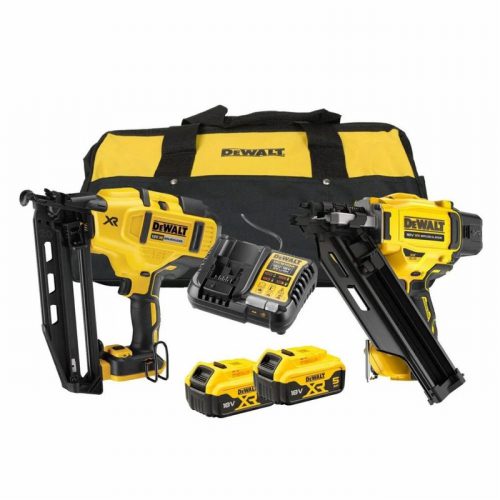 DeWalt DCK246P2-GB 18V XR Brushless Nailer Twin Kit
