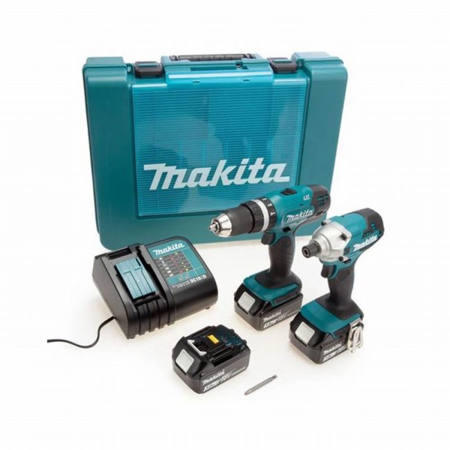 Makita DLX2336S 18V LXT Cordless Twin Kit with 3x3.0Ah Batteries