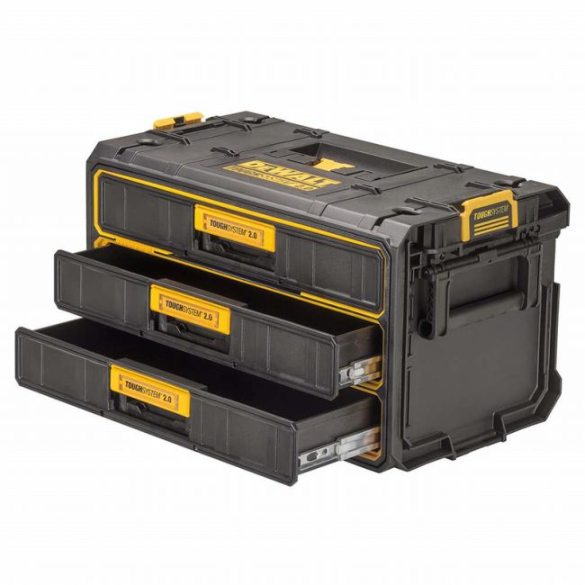 Dewalt DWST08330-1 TOUGHSYSTEM 2.0 3x Drawer Unit - Image 9