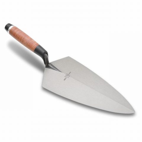 Marshalltown M1910L 10 Philadelphia Brick Trowel Leather Handle