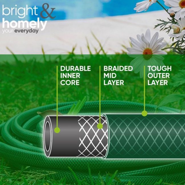 EFG BH349 30M Reinforced Garden Hose Pipe - Image 4