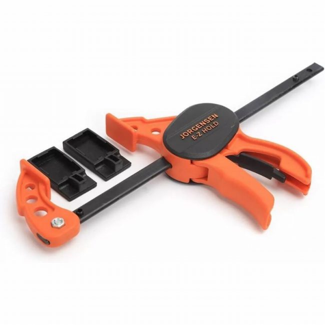 Jorgensen 33804 E-Z Hold 4-Inch Hobby/Craft Clamp, Black/Brown - Image 2