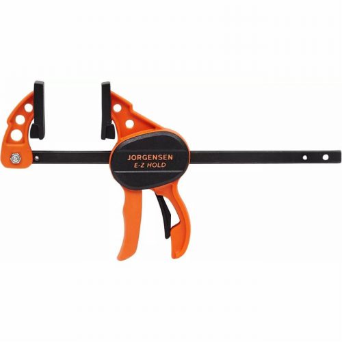 Jorgensen 33804 E-Z Hold 4-Inch Hobby/Craft Clamp, Black/Brown