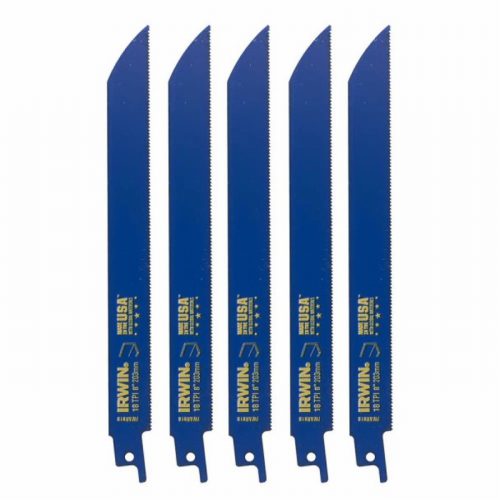 Irwin IRW10504156 Bi-Metal Reciprocating Saw Blades – PacK of 5